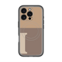 スリムプロテクションプレミアムケース with MagSafe［ オリジナル - initial two tone - I brown ］