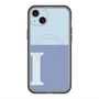 スリムプロテクションプレミアムケース with MagSafe［ オリジナル - initial two tone - I blue ］