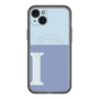 スリムプロテクションプレミアムケース with MagSafe［ オリジナル - initial two tone - I blue ］