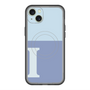 スリムプロテクションプレミアムケース with MagSafe［ オリジナル - initial two tone - I blue ］