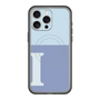 スリムプロテクションプレミアムケース with MagSafe［ オリジナル - initial two tone - I blue ］