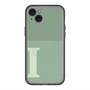 スリムプロテクションプレミアムケース with MagSafe［ オリジナル - initial two tone - I green ］