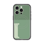 スリムプロテクションプレミアムケース with MagSafe［ オリジナル - initial two tone - I green ］
