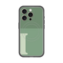 スリムプロテクションプレミアムケース with MagSafe［ オリジナル - initial two tone - I green ］