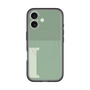 スリムプロテクションプレミアムケース with MagSafe［ オリジナル - initial two tone - I green ］