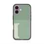 スリムプロテクションプレミアムケース with MagSafe［ オリジナル - initial two tone - I green ］