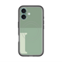 スリムプロテクションプレミアムケース with MagSafe［ オリジナル - initial two tone - I green ］
