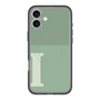 スリムプロテクションプレミアムケース with MagSafe［ オリジナル - initial two tone - I green ］