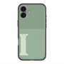 スリムプロテクションプレミアムケース with MagSafe［ オリジナル - initial two tone - I green ］