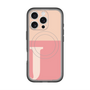 スリムプロテクションプレミアムケース with MagSafe［ オリジナル - initial two tone - J pink ］