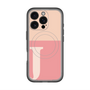 スリムプロテクションプレミアムケース with MagSafe［ オリジナル - initial two tone - J pink ］