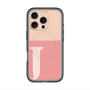 スリムプロテクションプレミアムケース with MagSafe［ オリジナル - initial two tone - J pink ］