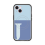 スリムプロテクションプレミアムケース with MagSafe［ オリジナル - initial two tone - J blue ］