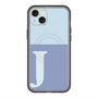 スリムプロテクションプレミアムケース with MagSafe［ オリジナル - initial two tone - J blue ］