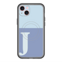 スリムプロテクションプレミアムケース with MagSafe［ オリジナル - initial two tone - J blue ］