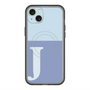 スリムプロテクションプレミアムケース with MagSafe［ オリジナル - initial two tone - J blue ］