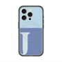 スリムプロテクションプレミアムケース with MagSafe［ オリジナル - initial two tone - J blue ］