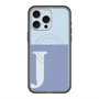 スリムプロテクションプレミアムケース with MagSafe［ オリジナル - initial two tone - J blue ］