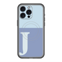 スリムプロテクションプレミアムケース with MagSafe［ オリジナル - initial two tone - J blue ］