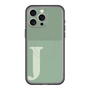 スリムプロテクションプレミアムケース with MagSafe［ オリジナル - initial two tone - J green ］
