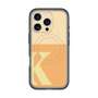 スリムプロテクションプレミアムケース with MagSafe［ オリジナル - initial two tone - K orange ］