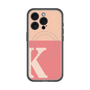 スリムプロテクションプレミアムケース with MagSafe［ オリジナル - initial two tone - K pink ］