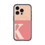 スリムプロテクションプレミアムケース with MagSafe［ オリジナル - initial two tone - K pink ］