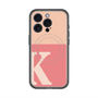 スリムプロテクションプレミアムケース with MagSafe［ オリジナル - initial two tone - K pink ］