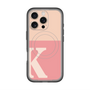 スリムプロテクションプレミアムケース with MagSafe［ オリジナル - initial two tone - K pink ］