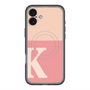 スリムプロテクションプレミアムケース with MagSafe［ オリジナル - initial two tone - K pink ］