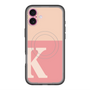 スリムプロテクションプレミアムケース with MagSafe［ オリジナル - initial two tone - K pink ］