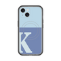 スリムプロテクションプレミアムケース with MagSafe［ オリジナル - initial two tone - K blue ］