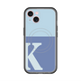 スリムプロテクションプレミアムケース with MagSafe［ オリジナル - initial two tone - K blue ］