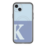 スリムプロテクションプレミアムケース with MagSafe［ オリジナル - initial two tone - K blue ］