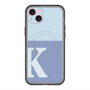 スリムプロテクションプレミアムケース with MagSafe［ オリジナル - initial two tone - K blue ］