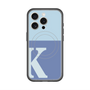 スリムプロテクションプレミアムケース with MagSafe［ オリジナル - initial two tone - K blue ］