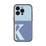 スリムプロテクションプレミアムケース with MagSafe［ オリジナル - initial two tone - K blue ］