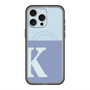 スリムプロテクションプレミアムケース with MagSafe［ オリジナル - initial two tone - K blue ］