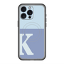 スリムプロテクションプレミアムケース with MagSafe［ オリジナル - initial two tone - K blue ］