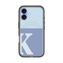 スリムプロテクションプレミアムケース with MagSafe［ オリジナル - initial two tone - K blue ］