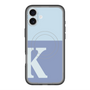 スリムプロテクションプレミアムケース with MagSafe［ オリジナル - initial two tone - K blue ］
