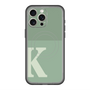 スリムプロテクションプレミアムケース with MagSafe［ オリジナル - initial two tone - K green ］