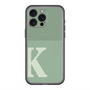 スリムプロテクションプレミアムケース with MagSafe［ オリジナル - initial two tone - K green ］