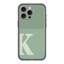 スリムプロテクションプレミアムケース with MagSafe［ オリジナル - initial two tone - K green ］