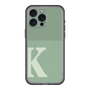 スリムプロテクションプレミアムケース with MagSafe［ オリジナル - initial two tone - K green ］