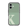 スリムプロテクションプレミアムケース with MagSafe［ オリジナル - initial two tone - K green ］