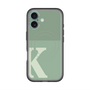 スリムプロテクションプレミアムケース with MagSafe［ オリジナル - initial two tone - K green ］