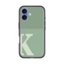 スリムプロテクションプレミアムケース with MagSafe［ オリジナル - initial two tone - K green ］