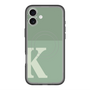 スリムプロテクションプレミアムケース with MagSafe［ オリジナル - initial two tone - K green ］