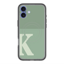 スリムプロテクションプレミアムケース with MagSafe［ オリジナル - initial two tone - K green ］